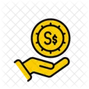 Singapore Dollar Coin Business Finance Icon