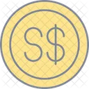 Singaporean Dollar Icon