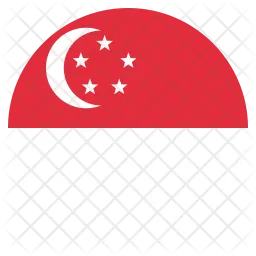 Singapur Flag Icono