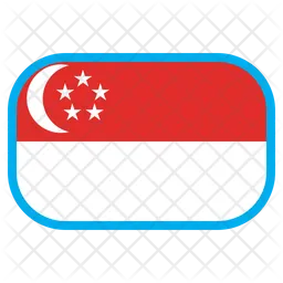 Singapur Flag Symbol