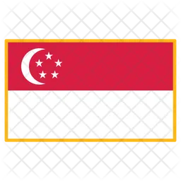 Singapur Flag Symbol