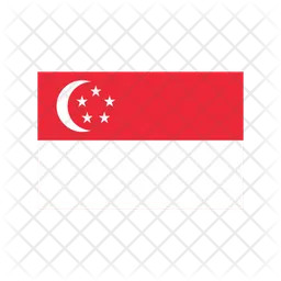 Singapur Flag Symbol