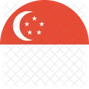 Singapur Bandera Pais Icono