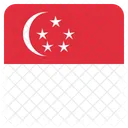 Singapura Nacional Pais Ícone