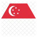 Singapura Nacional Pais Ícone