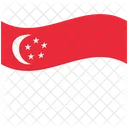 Bandeira Pais Singapura Ícone