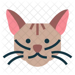 Singapura Cat  Icon