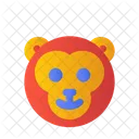 Singe Visage Des Animaux Icône