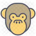 Singe Silencieux Icône