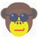 Lunettes De Soleil Singe Icône