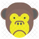 Singe Triste Icône