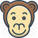 Singe Visage Animal Icône