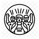Singen Rufen Rufen Symbol