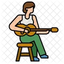 Singer Guitar Acoustic Icon