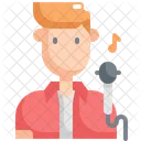Singer Microphone Song Icône