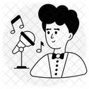 Singer  Icône