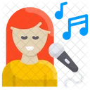 Singer  Icône