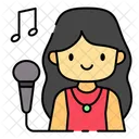 Singer Musician Vocalist Icône