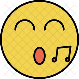 Singing Emoji Icon