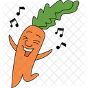Singing Carrot  Icon