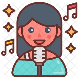 Singing  Icon