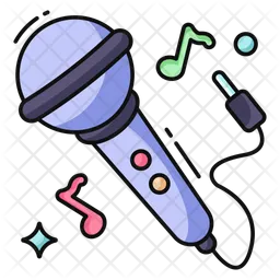 Singing Mic  Icon