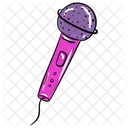 Singing Mic Microphone Media Icon