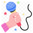 Wired Mic Singing Mic Microphone Icon