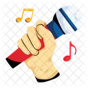 Singing Microphone  Icon