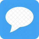 Single Message Bubble Icon
