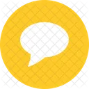 Single Message Bubble Icon