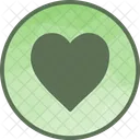 Single Heart Love Icon