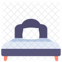 Single Bed Sleep Icon
