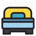 Single Bed Bed Furniture Icon