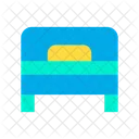 Bed Pillow Wood Icon