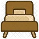 Single Bed Bed Sleep Icon