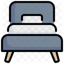 Single Bed Bed Sleep Icon