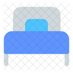 Single bed  Icon