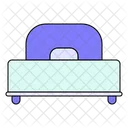 Single Bed Bed Furniture Icon