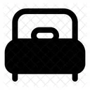 Single Bed Bed Furniture Icon