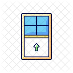 Single-hung windows  Icon