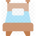 Single Bed Furniture Icon