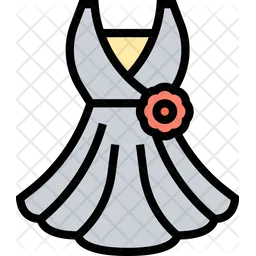 Single Shoulder Dress  Icon