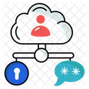 Technology Monitor Data Security Icon
