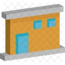 Single Storey House Cabin Home Icon