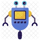 Single Wheel Robot One Wheel Robot Mechanical Robot Icon
