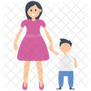 Parent Single Mother Icon