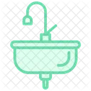 Sink Color Outline Icon Symbol