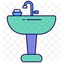 Sink Faucet Bathroom Icon