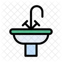 Sink Faucet Bath Icon